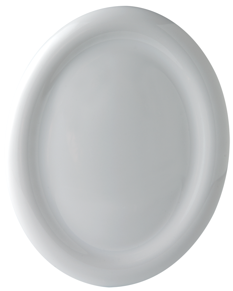 Plate oval frame